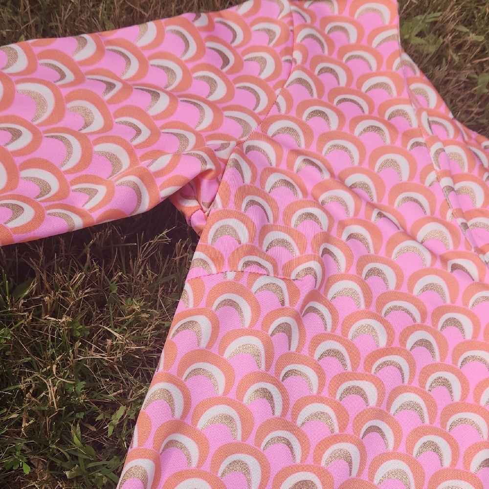 Retro Rainbow Dress - Picture 3 of 10